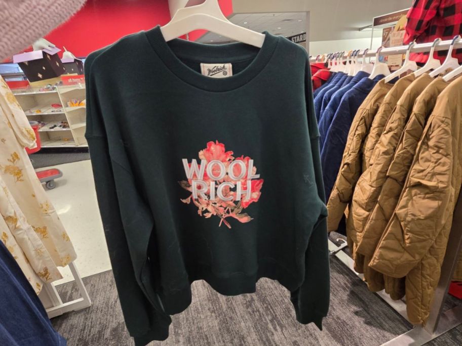 Woolrich Women's Floral Graphic Print Pullover Sweatshirt in store