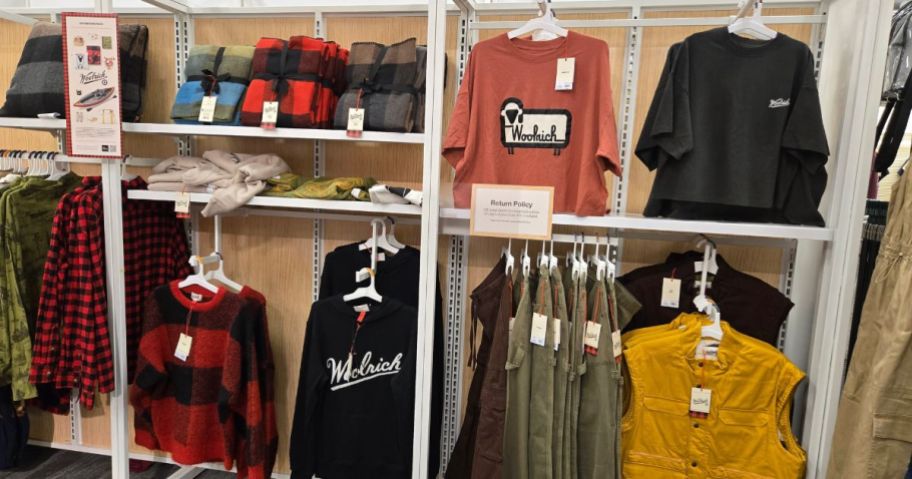 woolrich clothing in store