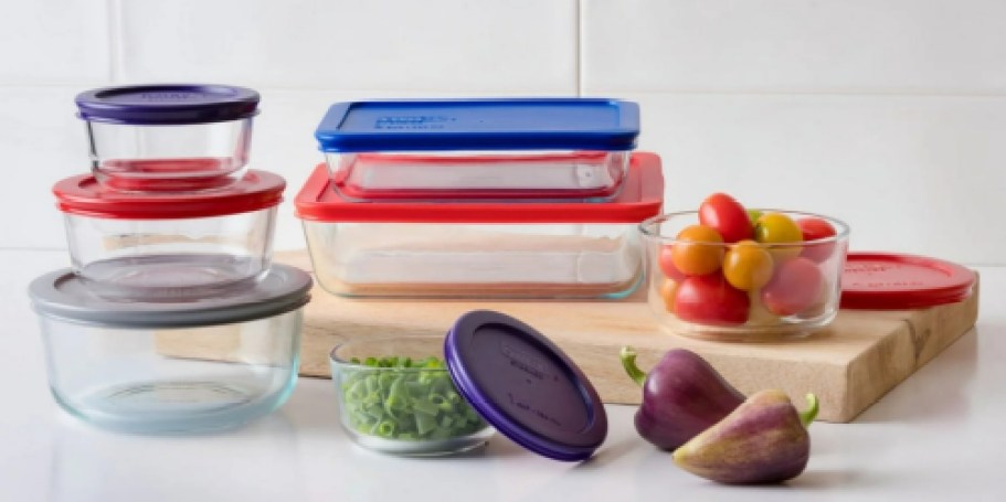 Pyrex 14-Piece Glass Storage Set Only $20.97 on Walmart.com (Regularly $40)