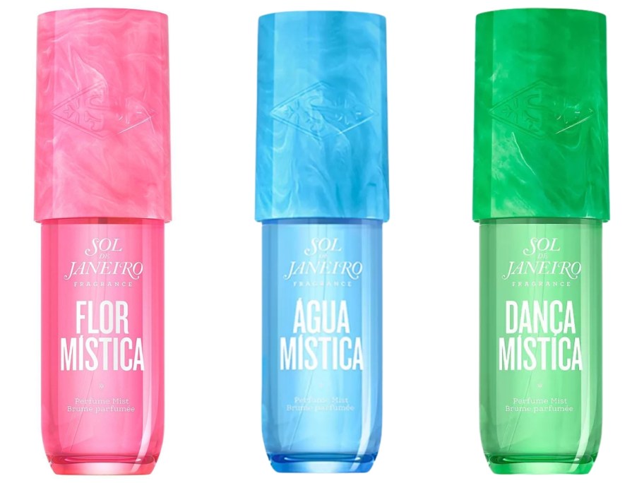 3 bottles of Sol de Janeiro body spray