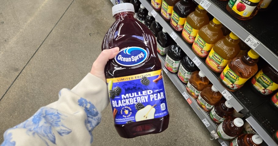 NEW Ocean Spray Mulled Blackberry Pear Juice Available on Walmart.com