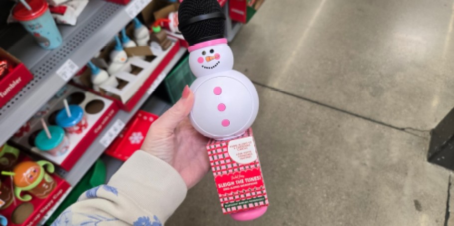 Kids Christmas Karaoke Microphones Just $19.98 on Walmart.com