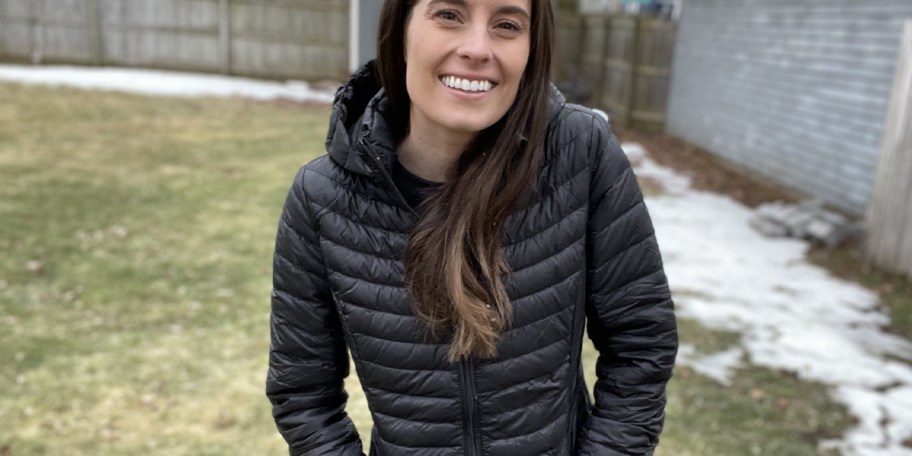 woman wearing black jacket 