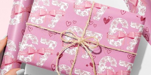 67 Valentine’s Day Wrapping Paper ONLY $3.99 on Amazon (Regularly $9)
