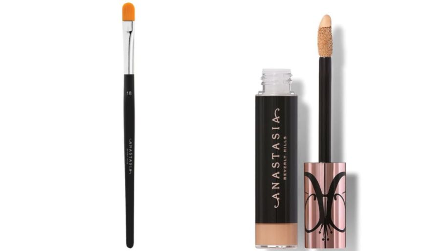 ABH cosmetics brush and concealer