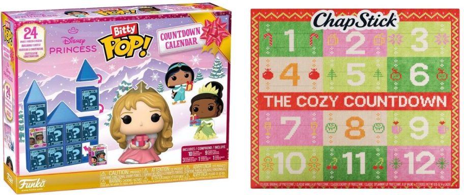 Funko pop advent calendar and chapstick advent calendar