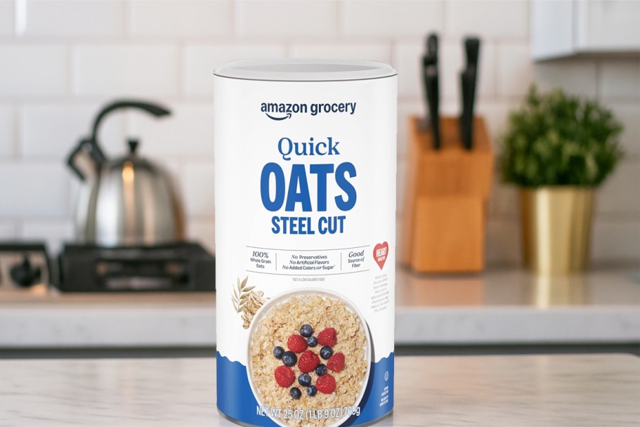 Amazon Grocery Steel Cut Quick Oats Only $1.77 Shipped (Great Donation Item!)