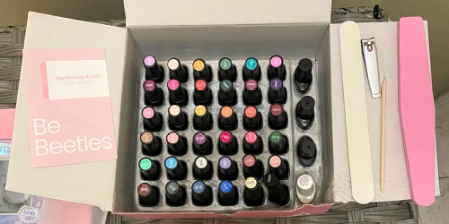 Beetles Gel Nail Polish Set w/ 36 Colors Just $18 Shipped for Prime Members