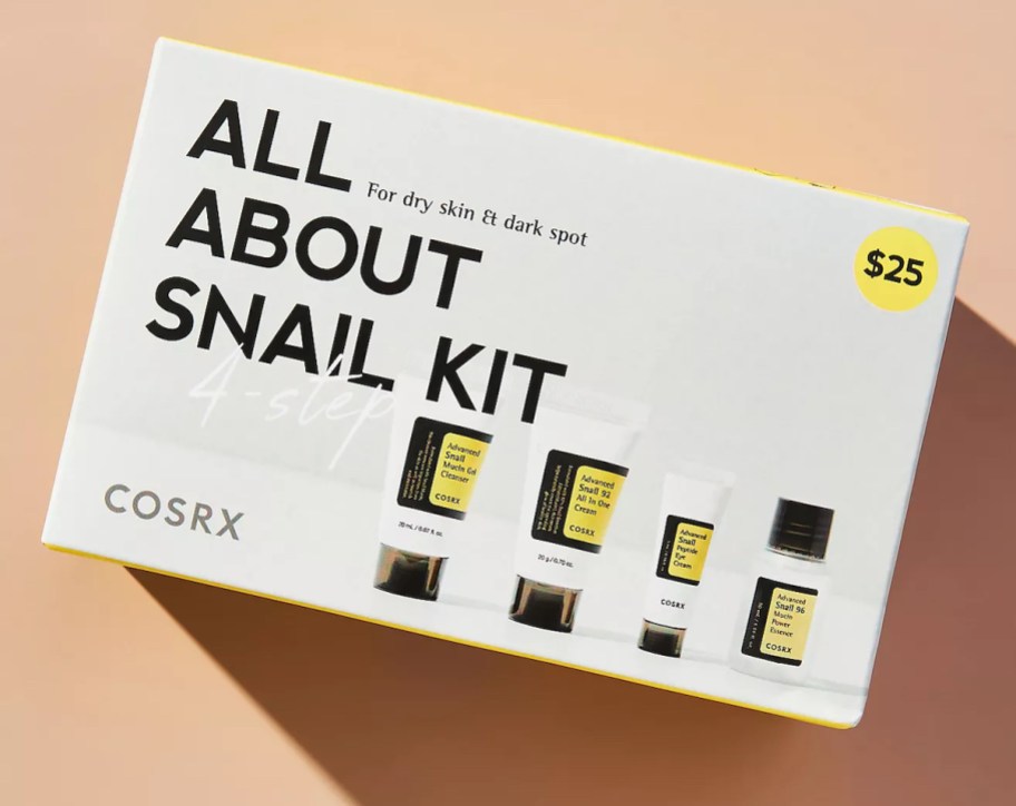 box of COSRX All About Snail Kit 4-Step Routine