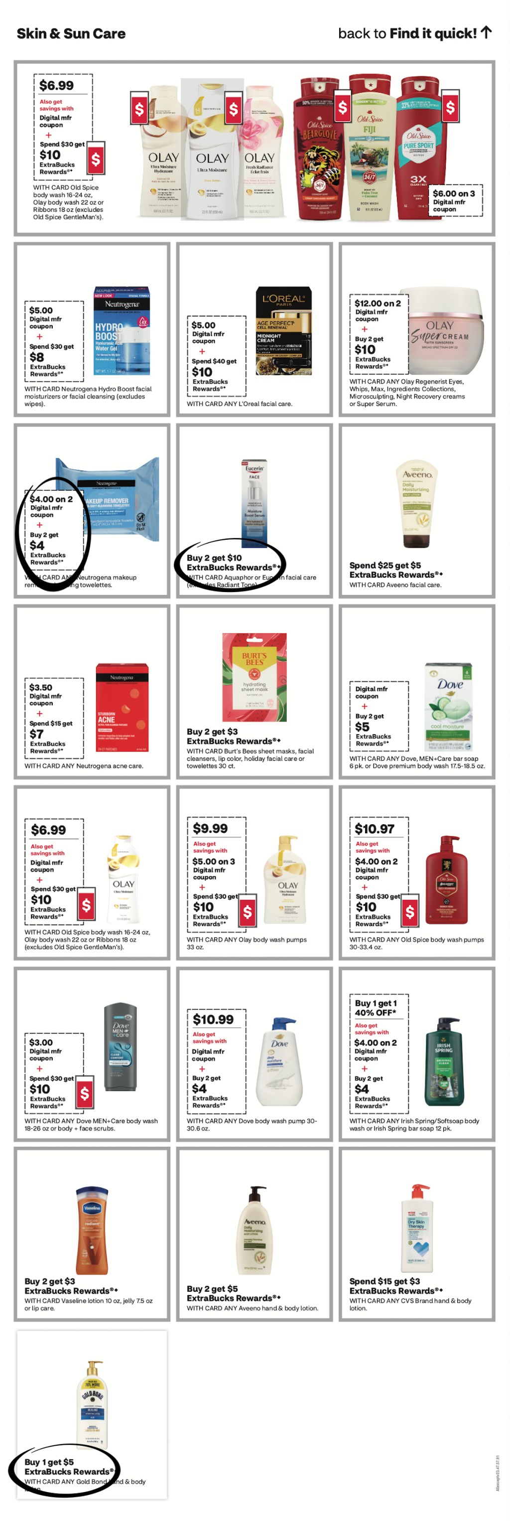 page from CVS ad