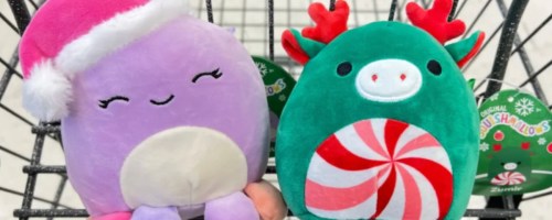 Christmas shquishmallows in cart