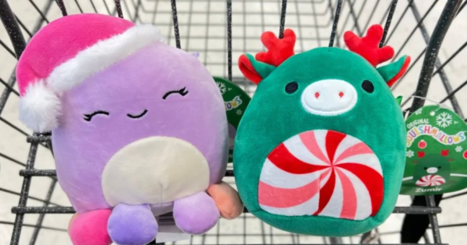 Christmas shquishmallows in cart