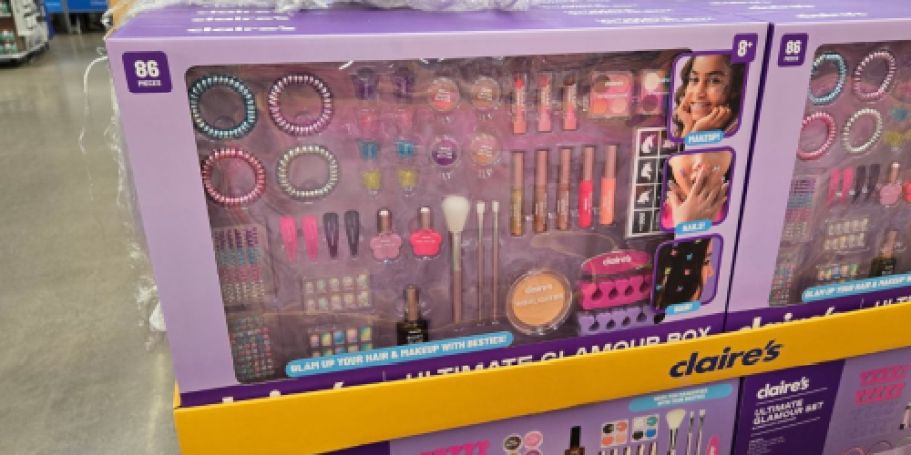 Claire’s Ultimate Glamour Box Just Dropped to Only $25 on Walmart.com (Reg. $60)