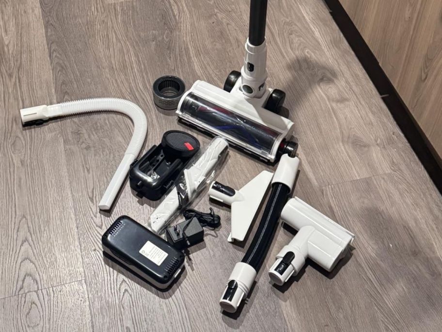 A NuYupo Cordless 15-in-1 Vacuum Cleaner with accessories