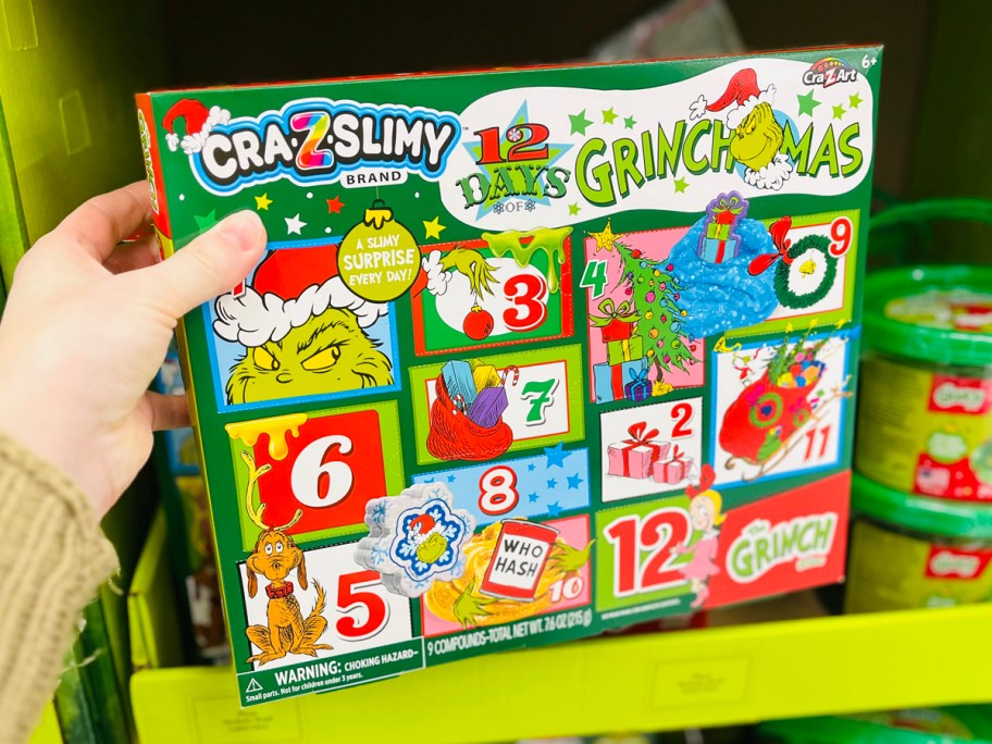 Cra-Z-Slimy 12 Days of Grinchmas 2025 Advent Calendar