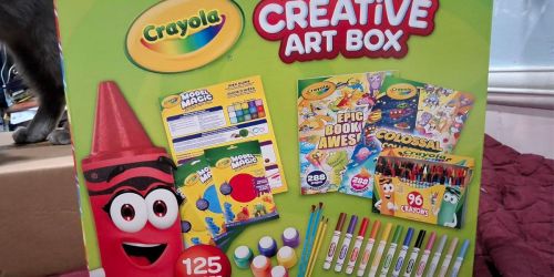 Crayola 125-Piece Art Box Only $24 on Amazon (Reg. $50)