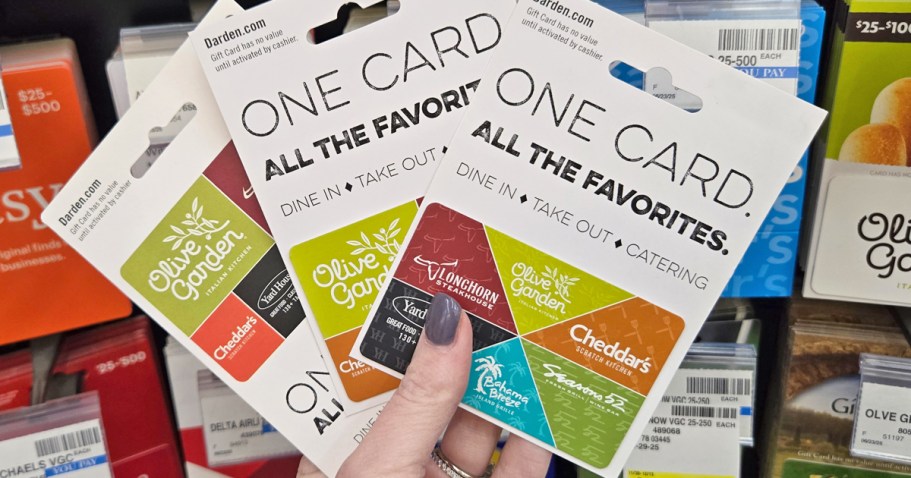 $50 Darden Gift Card Just $42 on Best Buy (Use at Olive Garden, LongHorn, & More!)