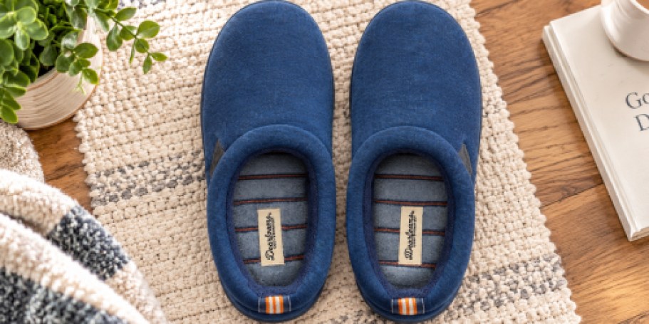 Dearfoams Men’s Slippers from $6.61 on Walmart.com (Reg. $20)