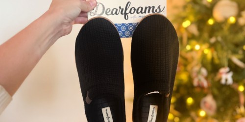 Dearfoams Men’s Slippers from $16 Shipped