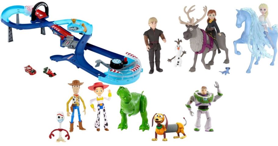 Disney Frozen, Toy Story, & Cars toys
