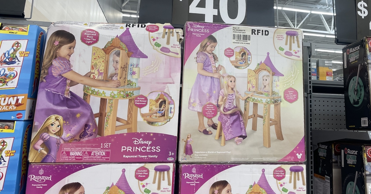 Disney Rapunzel Vanity Playset Only $30 on Walmart.com