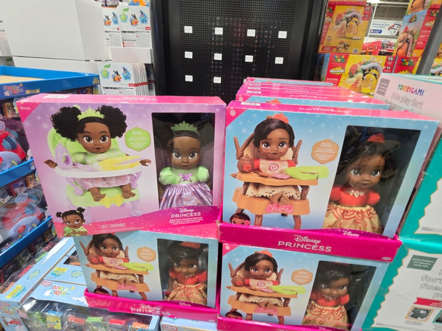 Disney princess dolls at Costco.
