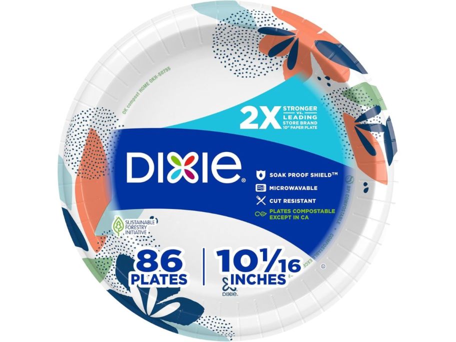Dixie 10" Paper Plates
