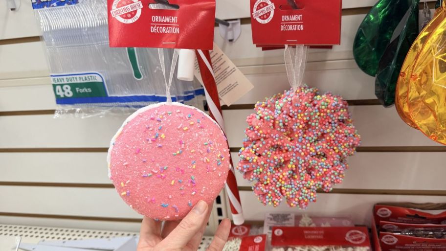 Dollar Tree Christmas ornaments treats