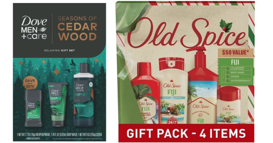 Dove & Old Spice Holiday Gift Packs