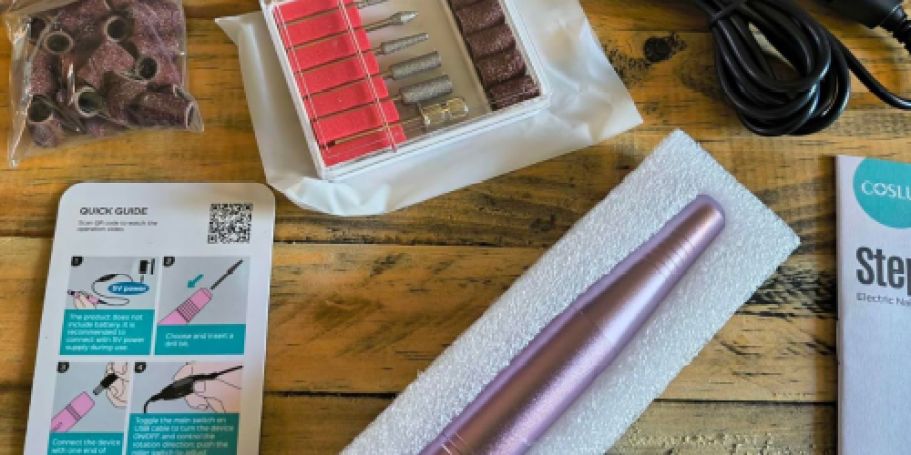 Nail Drill Set from $9 Shipped for Amazon Prime Members