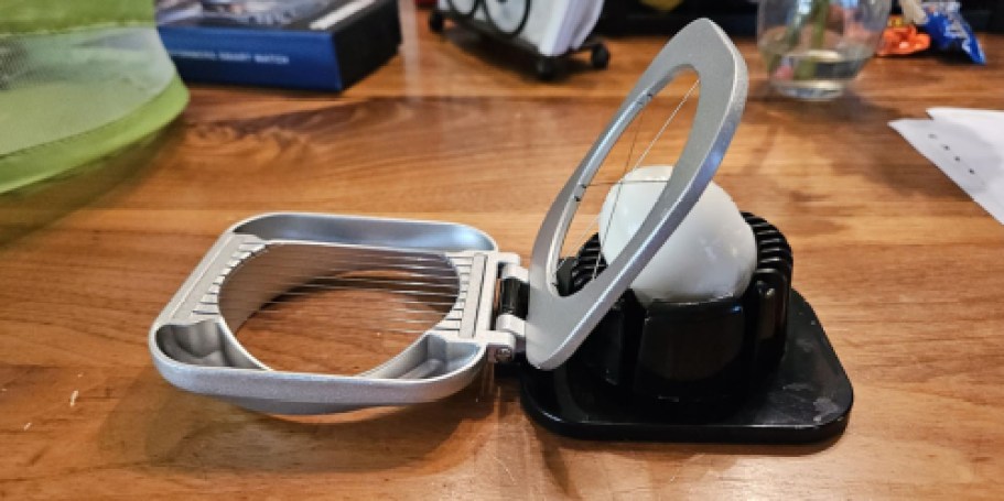 Hard Boiled Egg Slicer Only $4.49 on Amazon | Slices Strawberries, Bananas, & More!