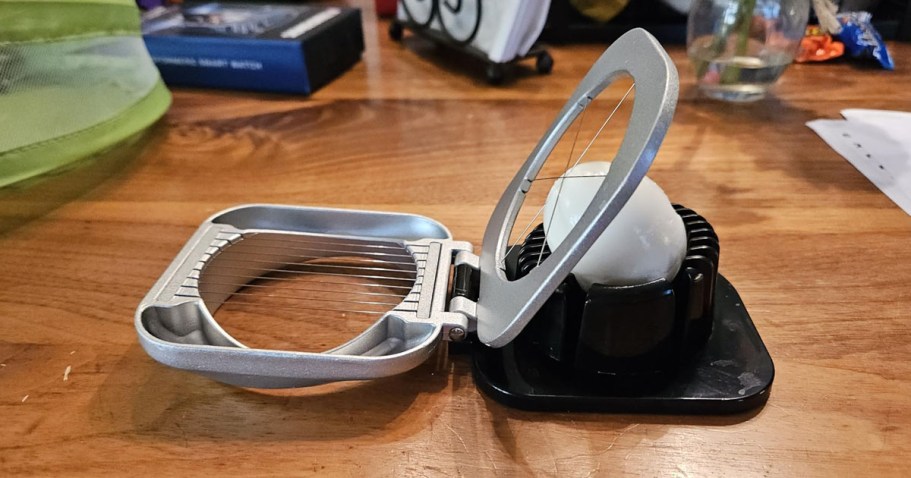 Hard Boiled Egg Slicer Only $4.49 on Amazon | Slices Strawberries, Bananas, & More!