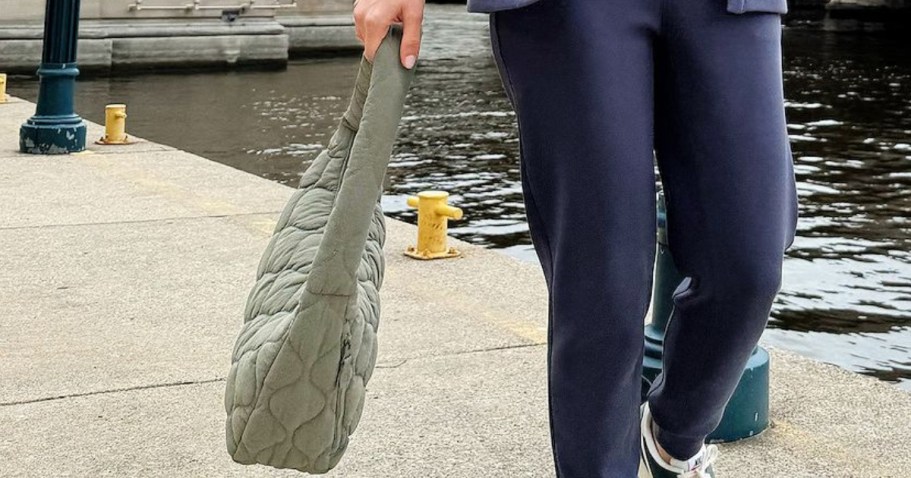 Trendy Quilted Hobo Bag Under $9 on Kohls.com