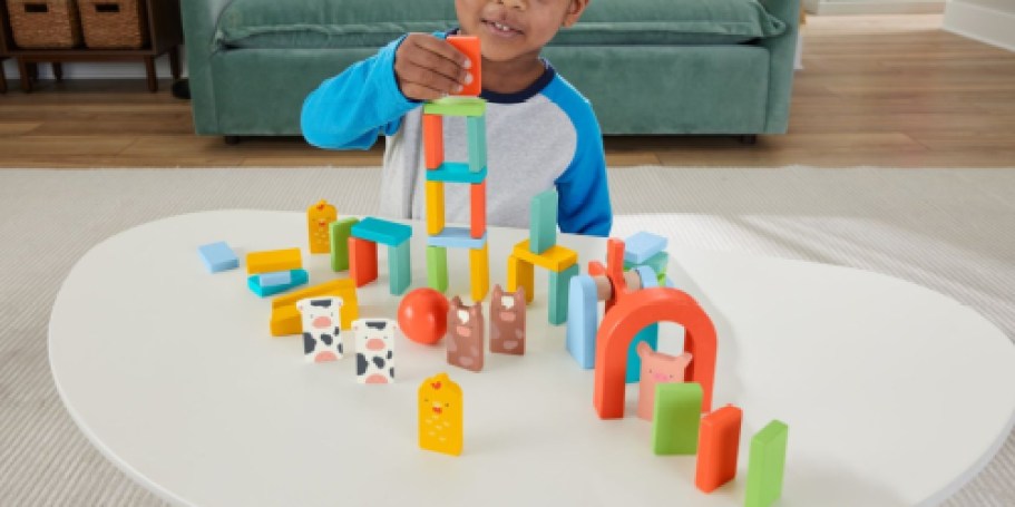Fisher-Price Wooden Domino Run Playset Just $9.99 on Amazon or Walmart