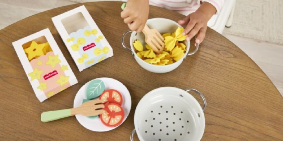 Fisher-Price Pots & Pasta Cooking Set Just $14.49 on Amazon (Reg. $27)