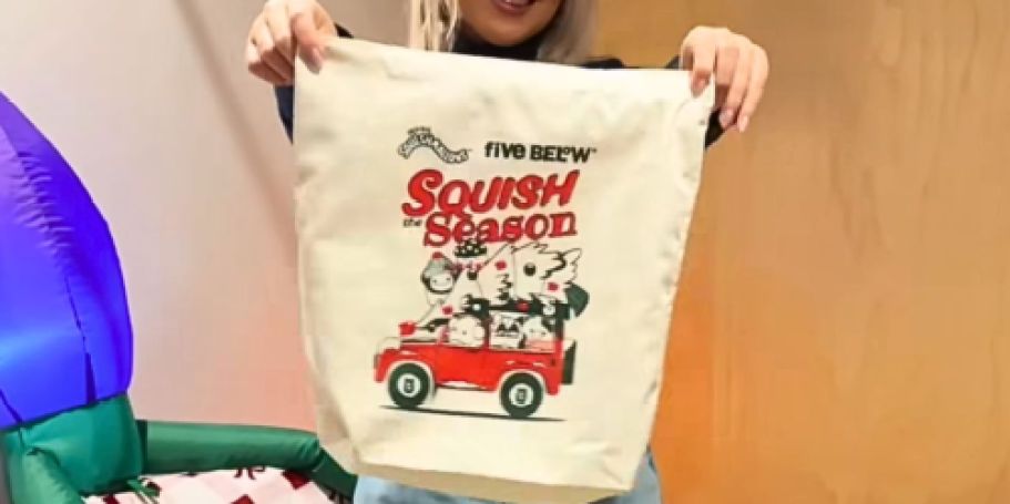 Stuff a Tote Bag With Squishmallows for $25 at Five Below – In Stores Only!