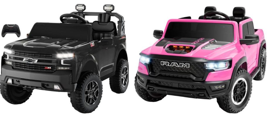 Two different Ford ride 2 on toys