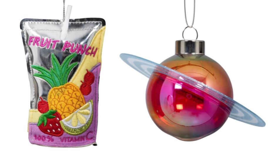 Fruit punch and disco ornaments