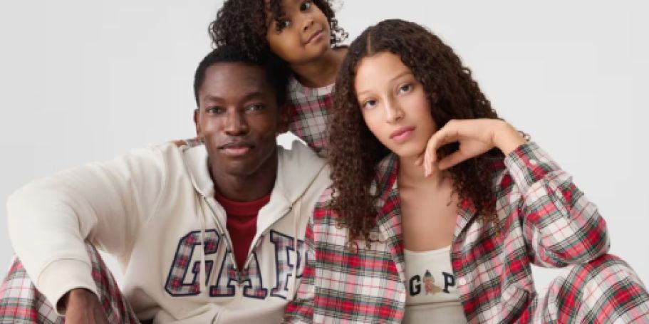GAP Factory Christmas Pajamas from $6.40 Shipped (Reg. $20)