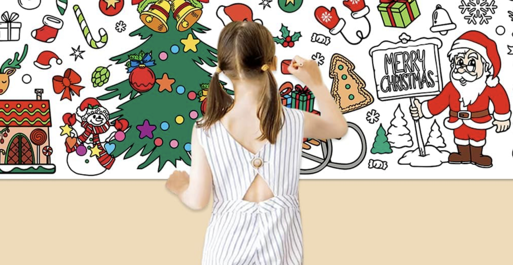 Giant Christmas Coloring Tablecloth Just $4.99 on Amazon (Reg. $10)