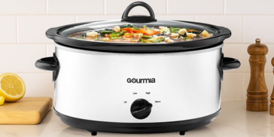 Gourmia 6-Quart Slow Cooker JUST $18 on Walmart.com (Regularly $40)