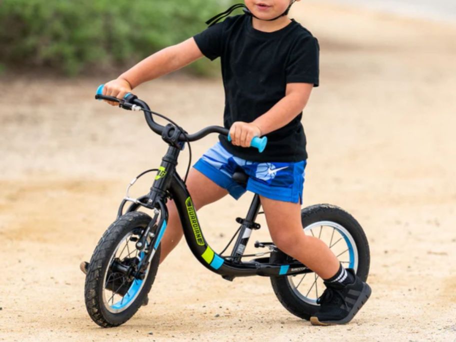 Child on a Guardian Balance Bike