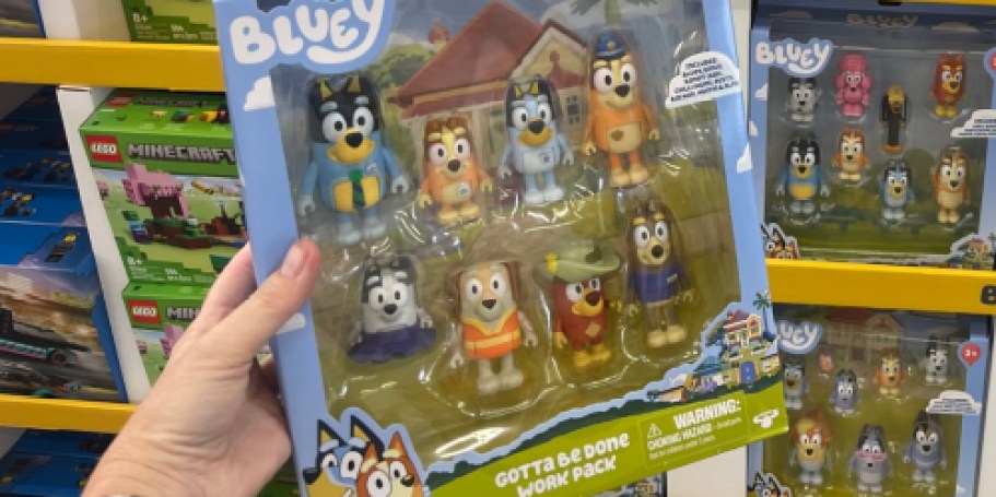 Bluey Poseable Figurines 8-Pack Only $10 on Walmart.com (Reg. $34)