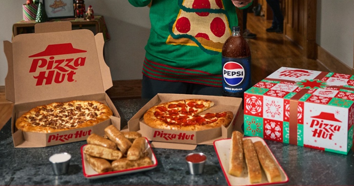 Pizza Hut Triple Treat Box is Back w/ Games & Prizes (Win a Tipsy Elves Sweater)