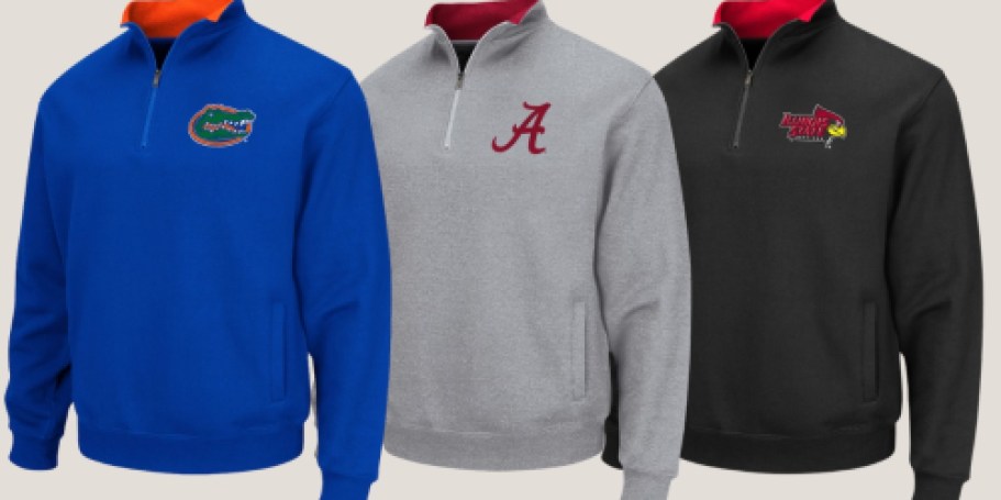NCAA Quarter-Zip Jackets Just $29.99 Shipped (Regularly $50)