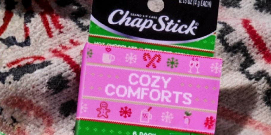 Chapstick Stocking Stuffer Set w/ 6 Holiday Lip Balms Just $5.46 Shipped on Amazon (Reg. $10)