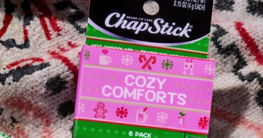 Chapstick Stocking Stuffer Set w/ 6 Holiday Lip Balms Just $5.46 Shipped on Amazon (Reg. $10)