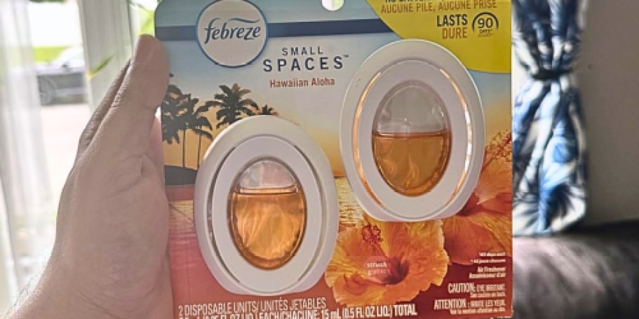Febreze Small Spaces Air Freshener 2-Pack Only $3 on Amazon (Reg. $11)