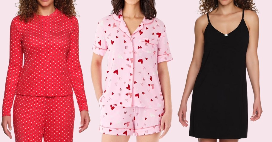 Women’s Pajamas from $6.81 on SamsClub.com (Includes New Valentine’s Styles)