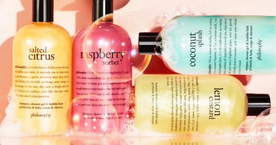Philosophy Shower Gels Just $13 Shipped on Amazon (Regularly $28)